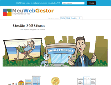 Tablet Screenshot of meuwebgestor.com.br